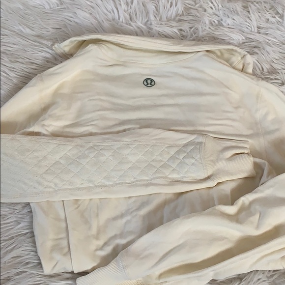 Lululemon Zip Up Cream Jacket - Picture 8 of 8